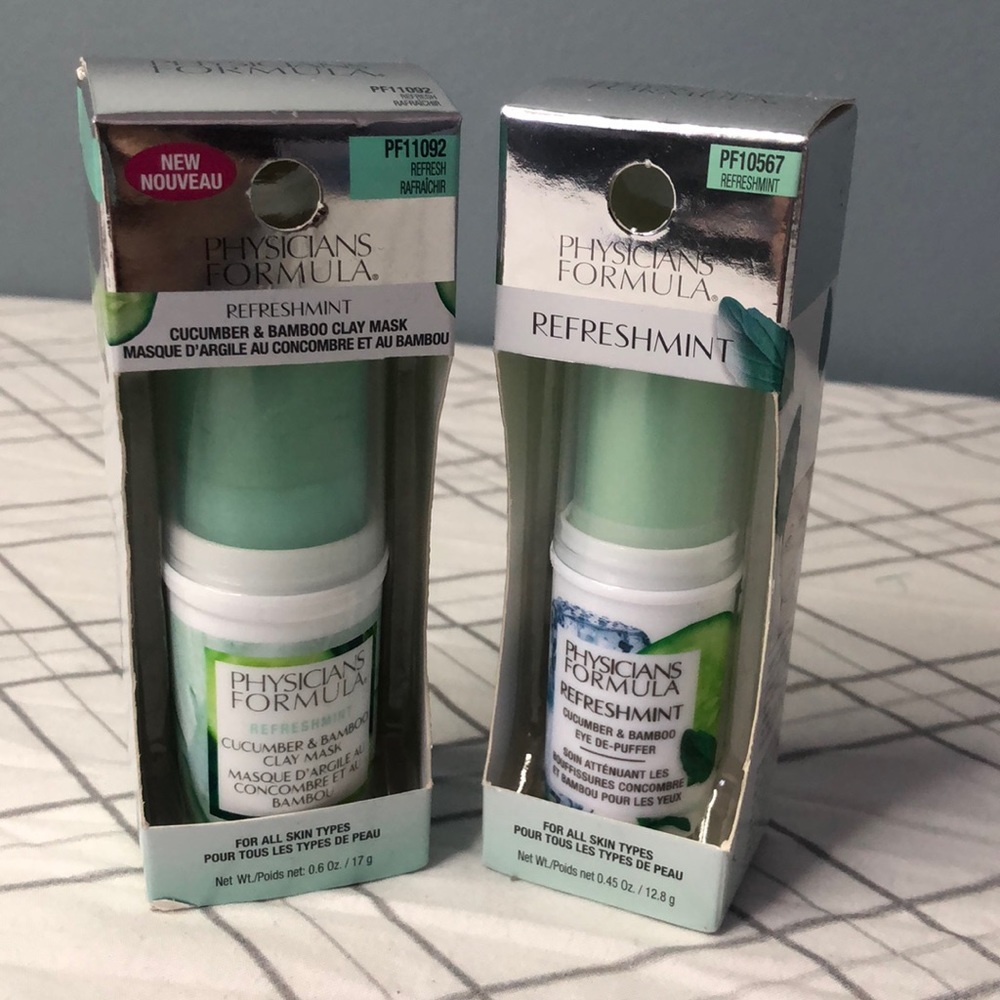 Physical Formula face mask and eye de puffer